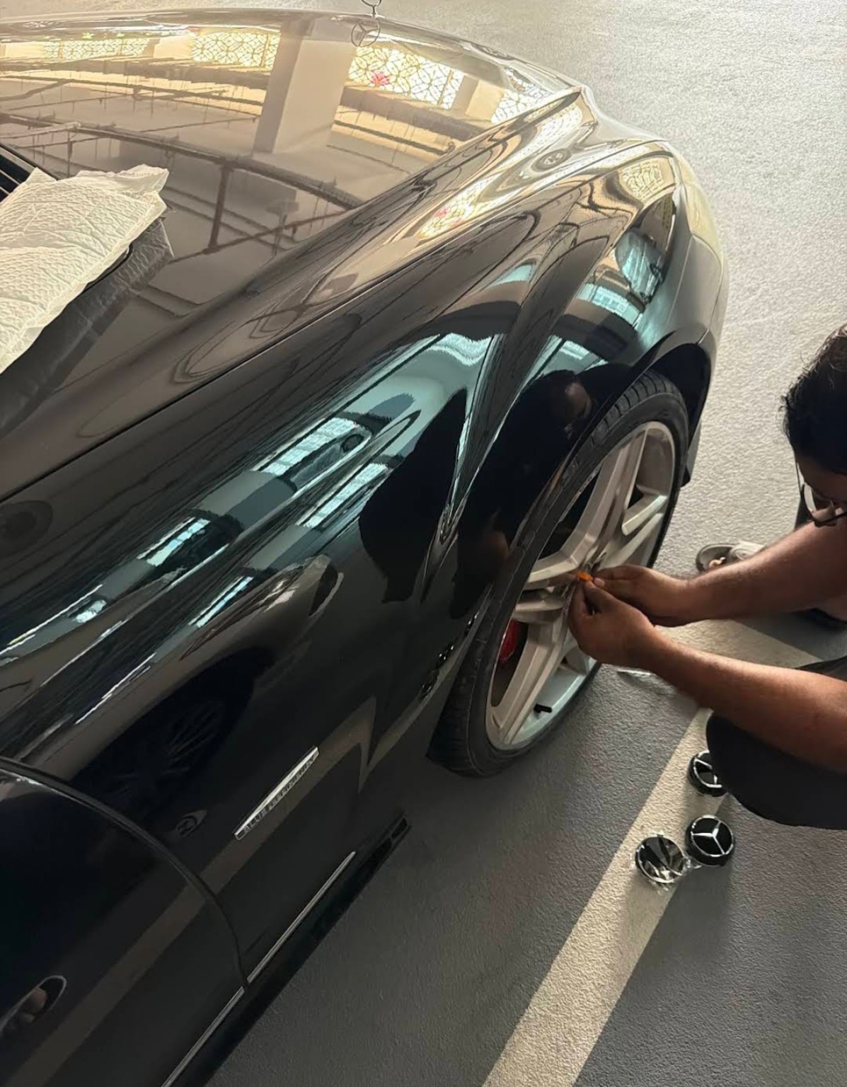 Mobile tyre fitting service